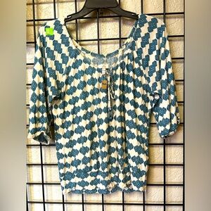 JOIE 3/4 SLEEVE BLOUSE